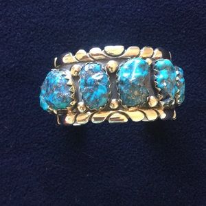 Turquoise cuff bracelet